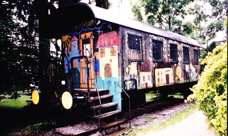 Eisenbahnwaggon Heinrichstraße